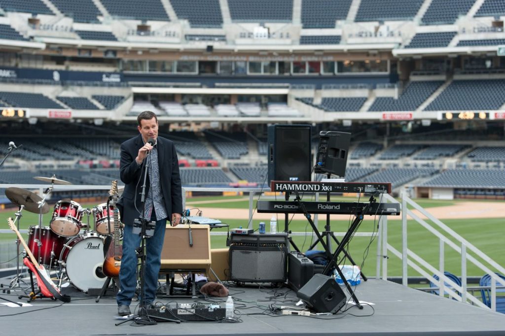 speaker at petco park photography